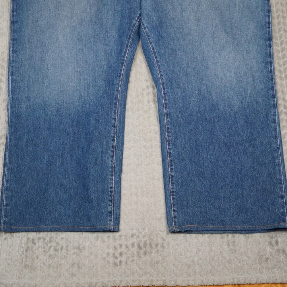 Polo Ralph Lauren Jeans Mens 58x32 Blue Straight Leg Denim Authentic Dungarees